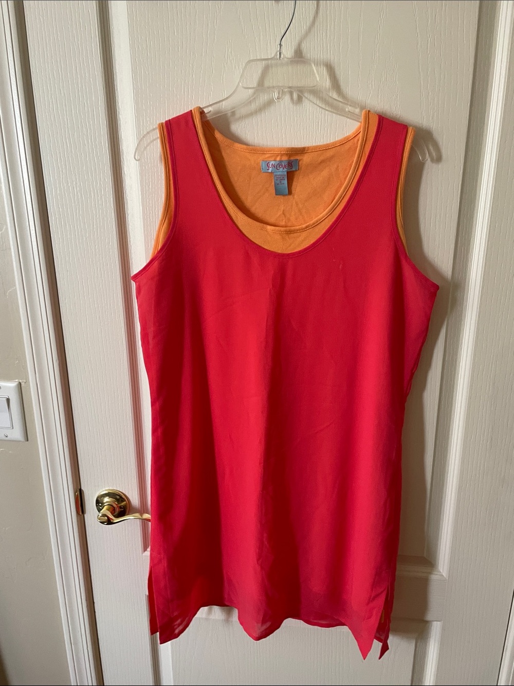 Women’s Swim Coverup with Orange lining